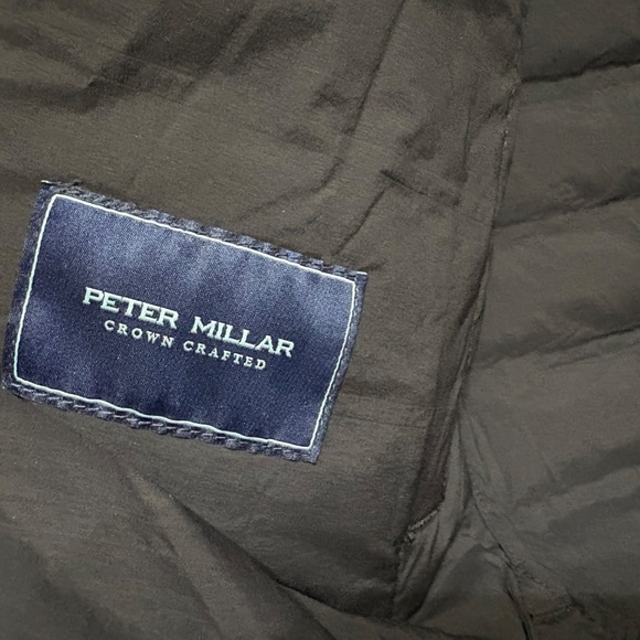 NWOT Peter Millar Men's Regent Crown Crafted Black Quilted Vest Size M $295 - Picture 13 of 15